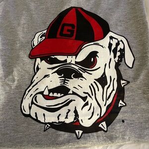 NWOT Georgia Bulldogs Men’s Size Large Gray Short Sleeve T-Shirt